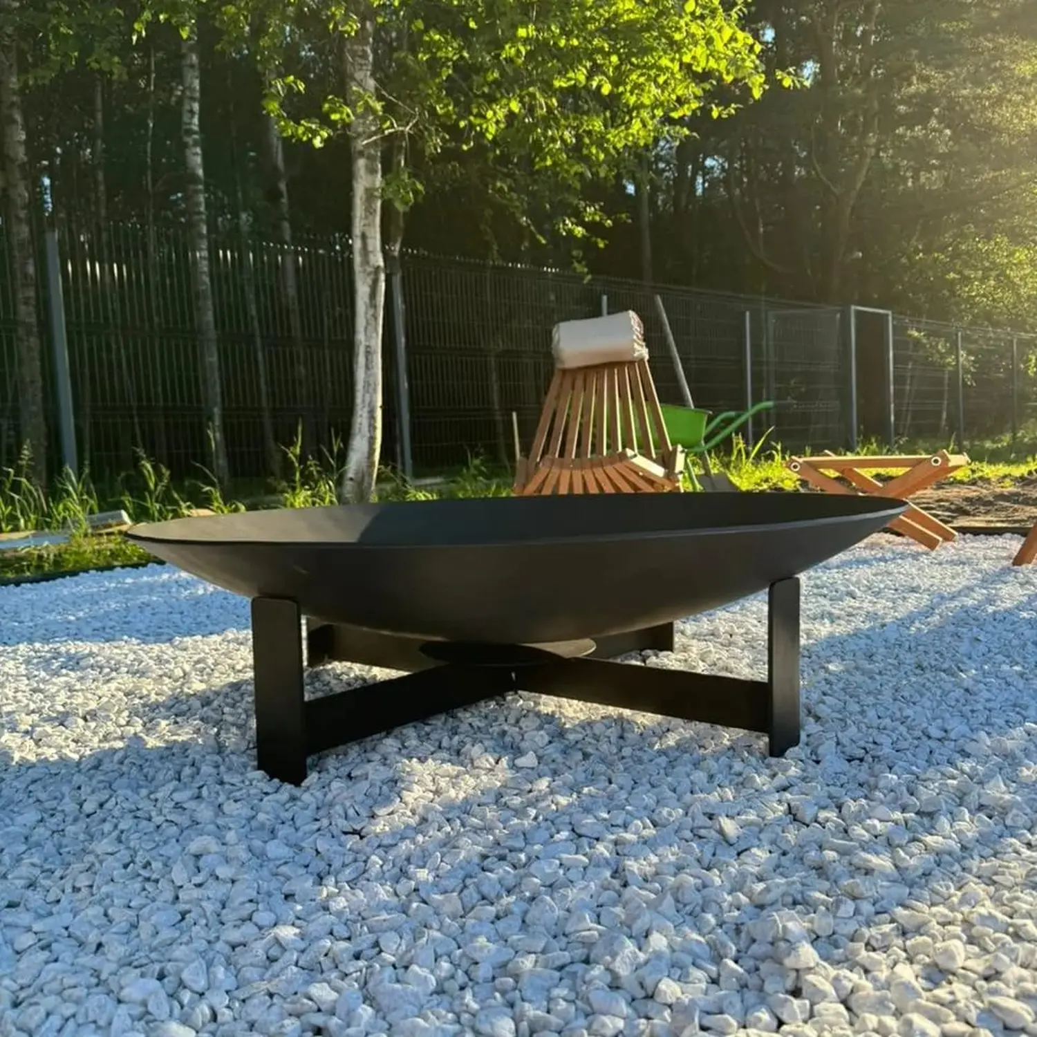 Костровая чаша «Сфера CROSS» 900 мм