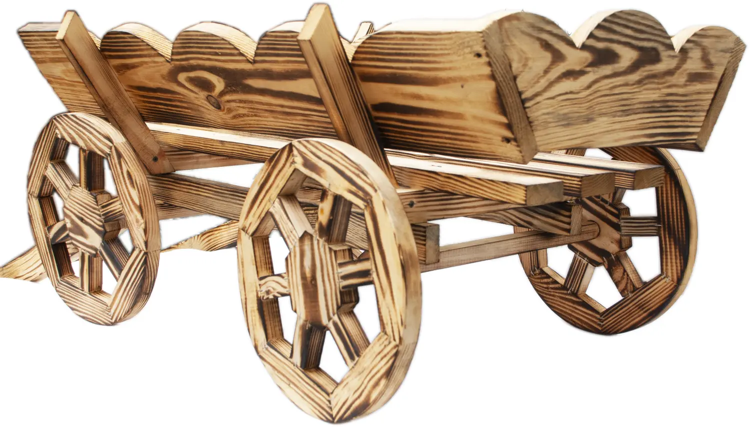 Садовая миниатюра "Тележка"