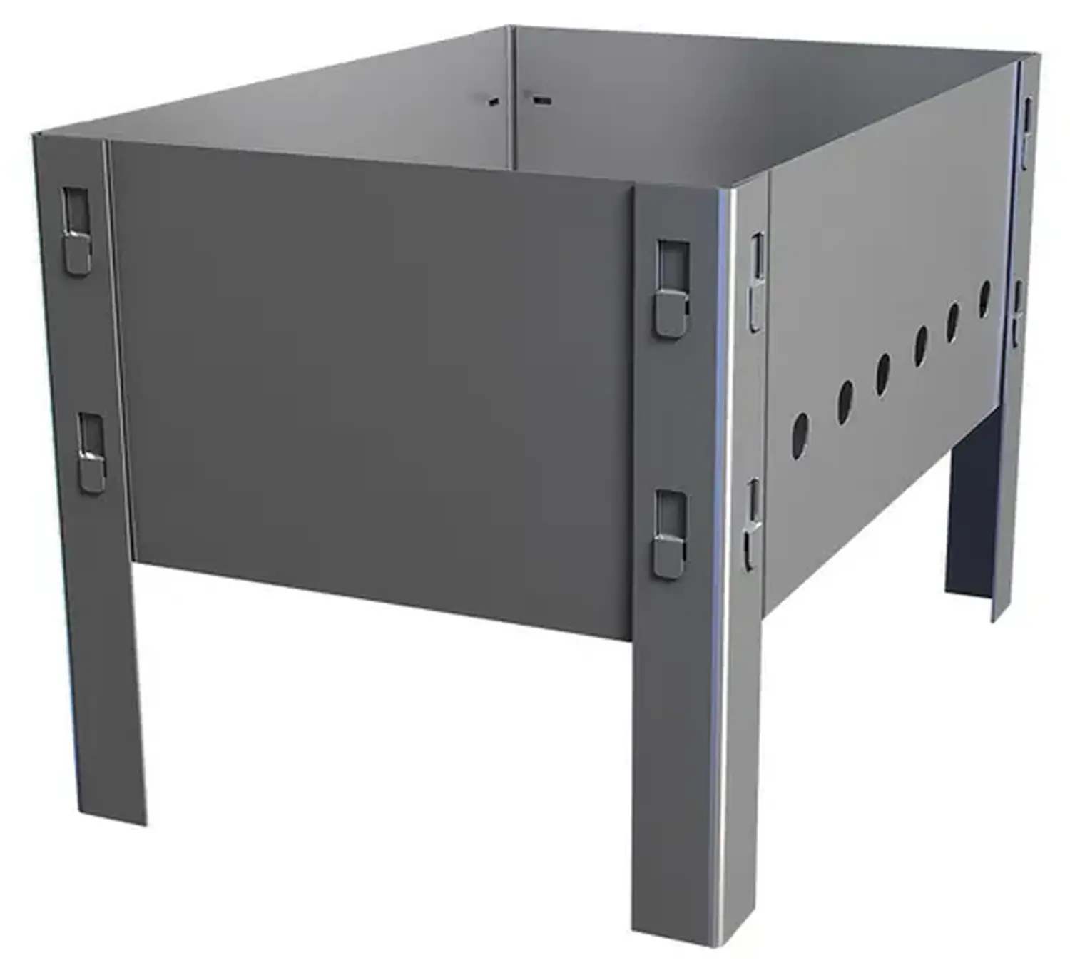 Мангал без шампуров, 350х250 мм