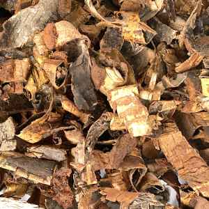 Кора лиственных деревьев для мульчирования