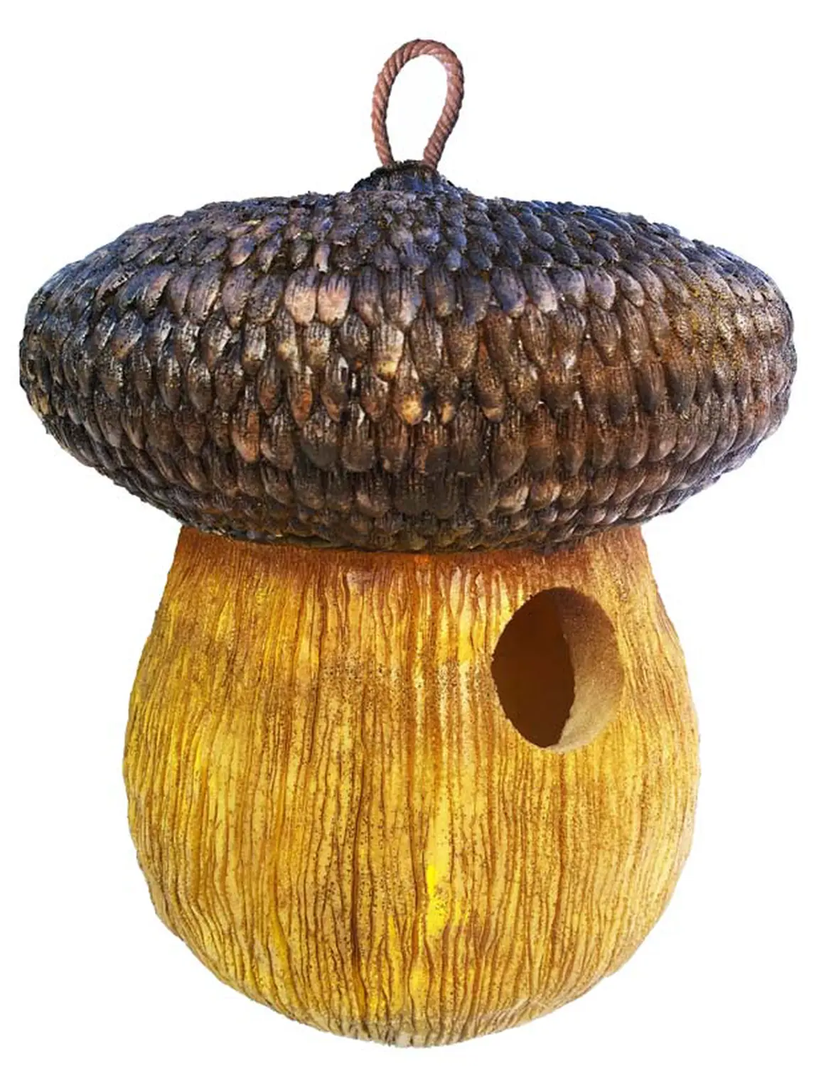 Скворечник пенополиуритановый "Желудь", желтый 