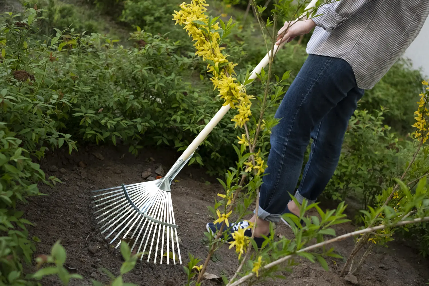 Plantic Грабли веерные регулируемые Pro, арт 33380-01, шт