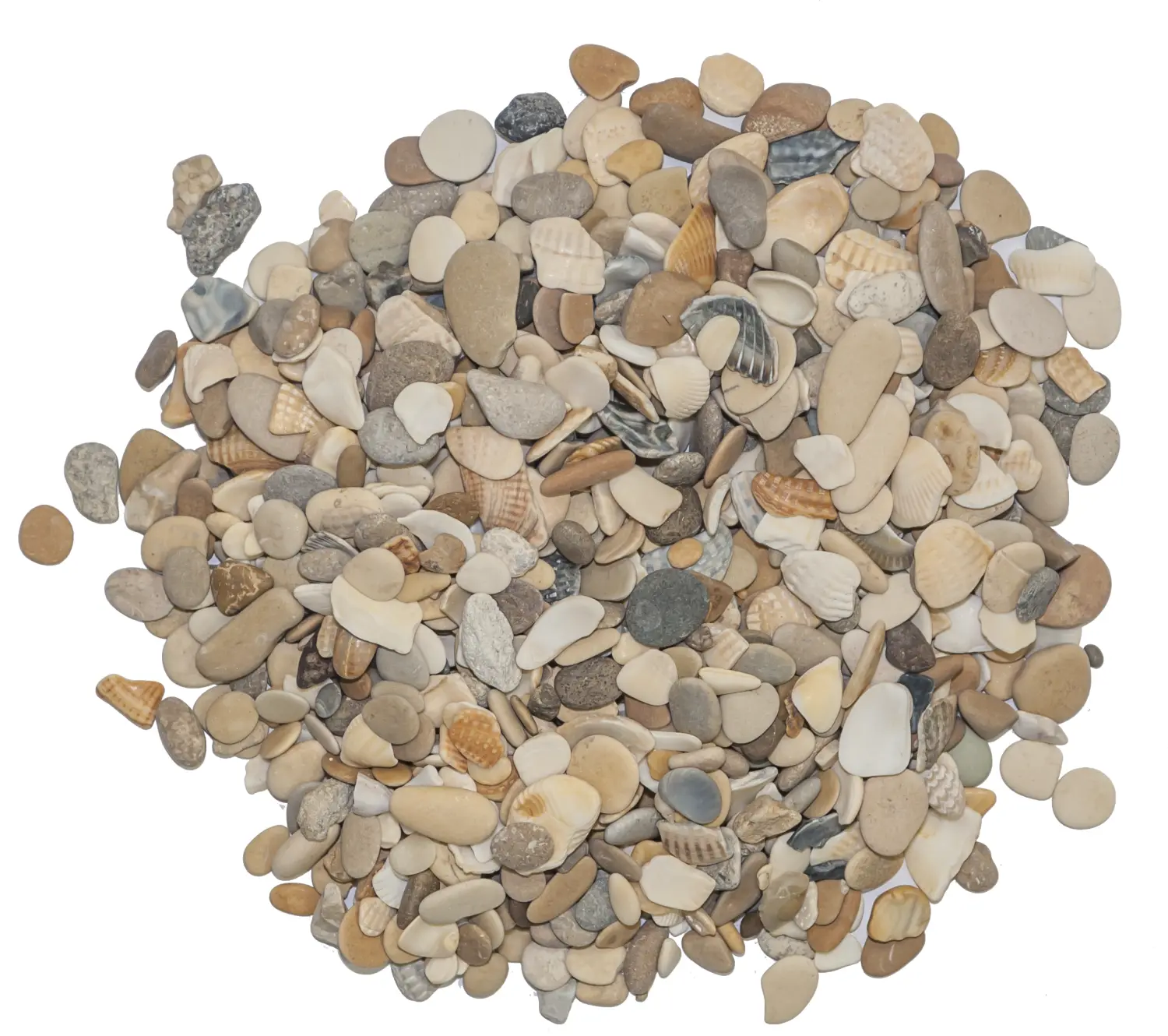 Галька с ракушкой каспия №3, 7-10 мм, ~30! кг 