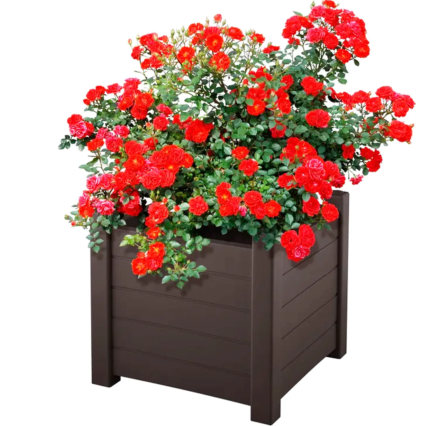 Кашпо Монро, 53 x 53 x 47 см, шоколад