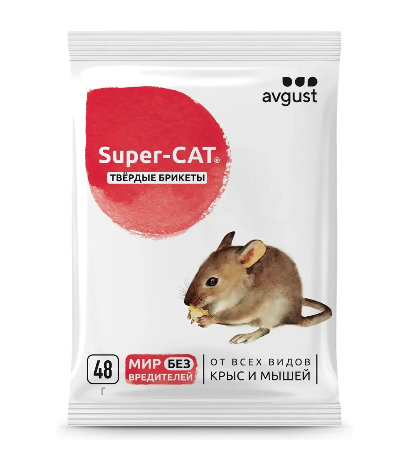 Avgust - Super-CAT твёрдый брикет 48г