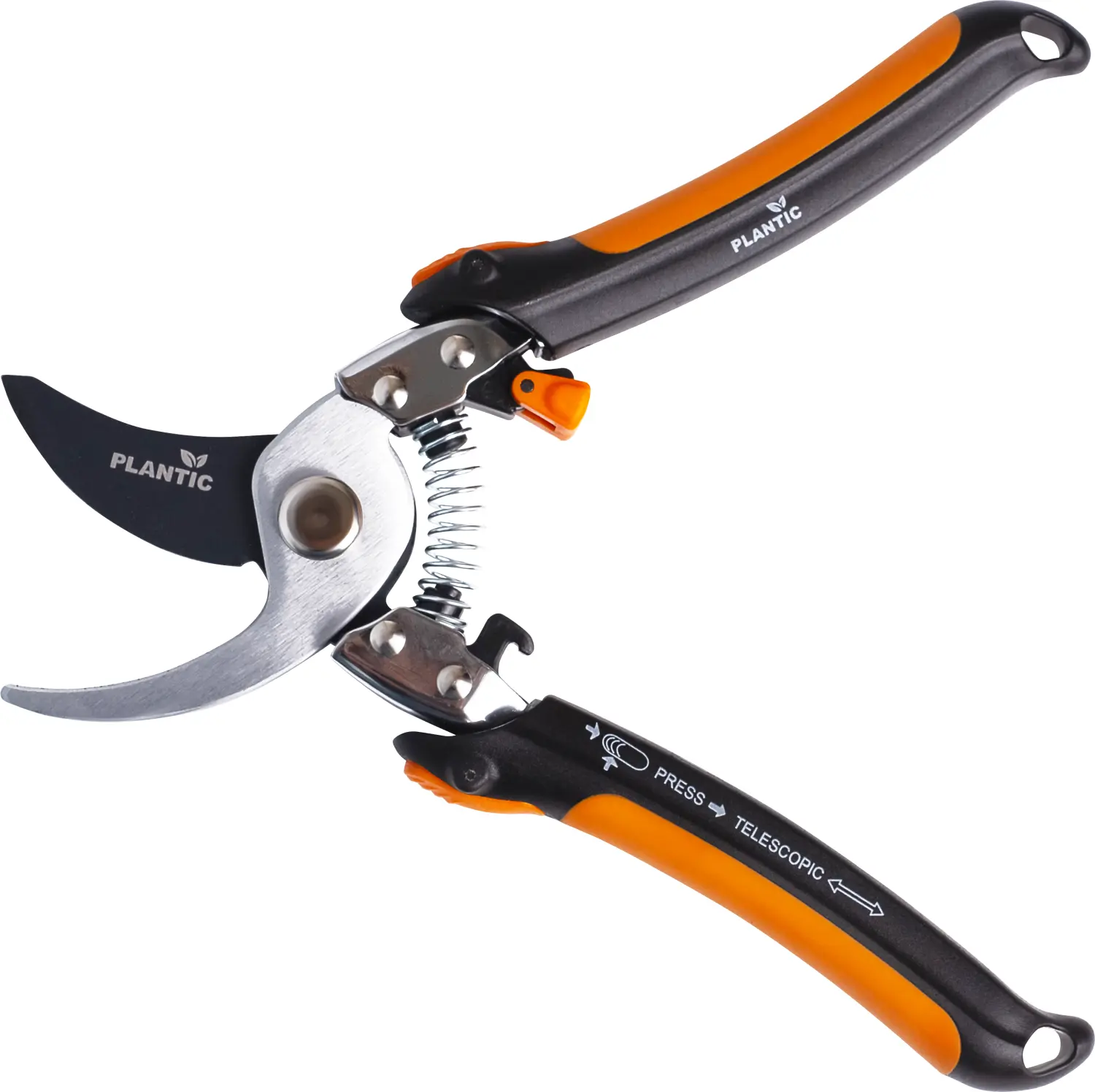 Plantic Секатор плоскостной телескопический 2 в 1 Pro86, арт 35386-01, шт