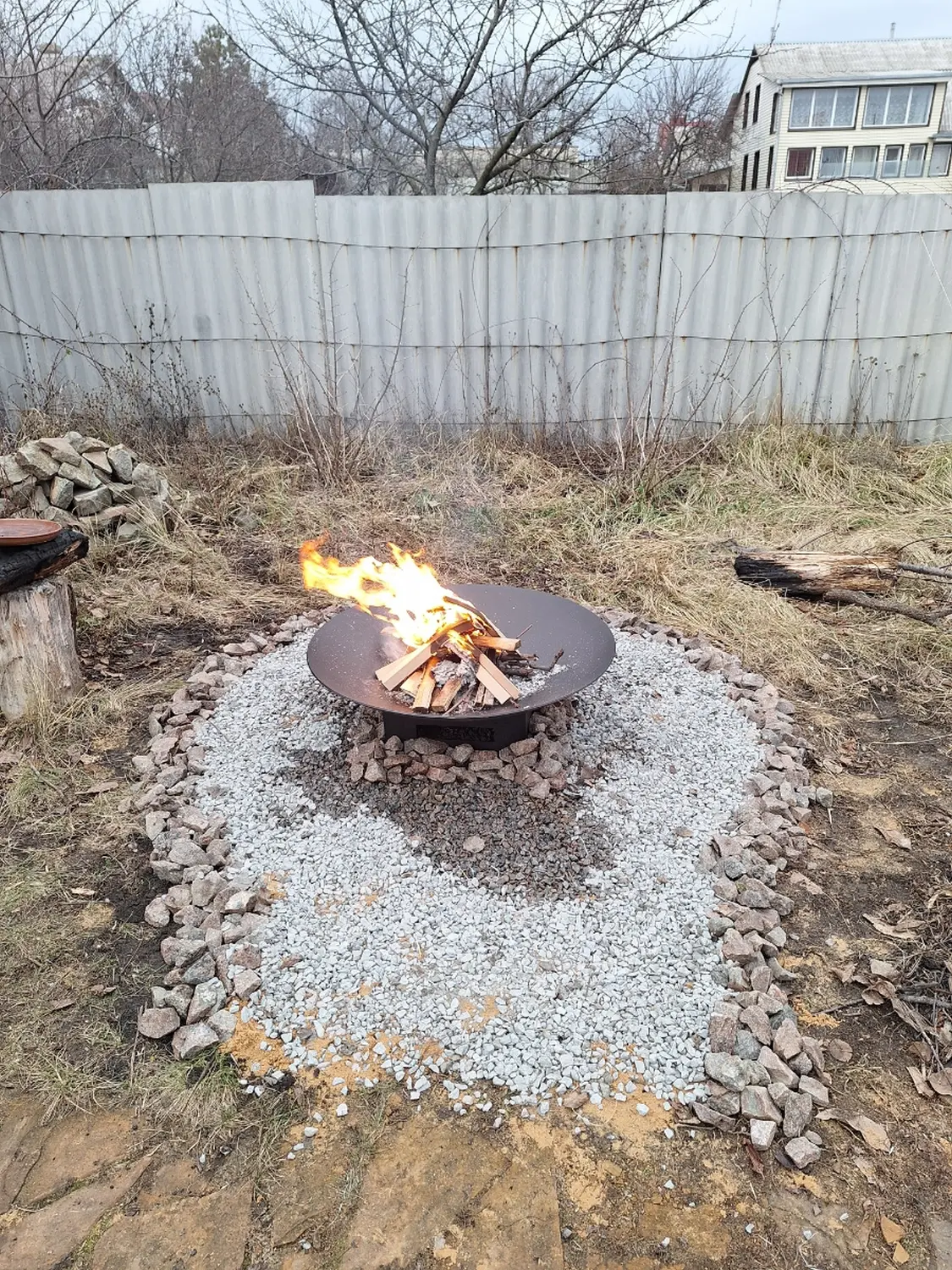 Костровая чаша «Cфера BOX» 800 мм