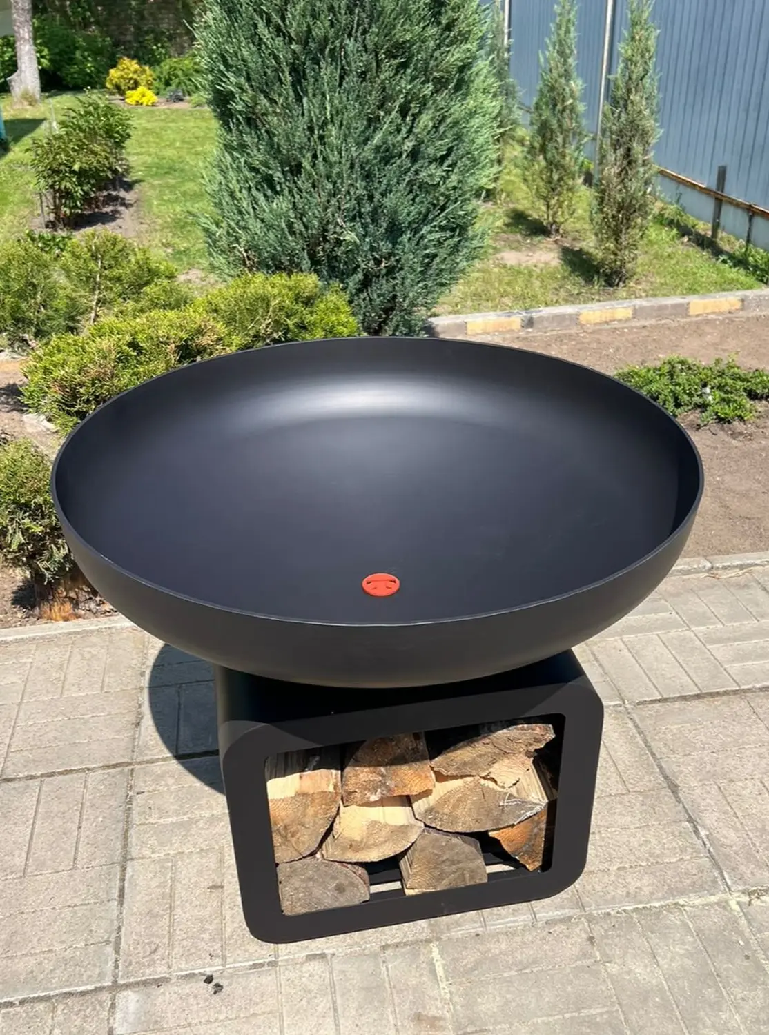 Костровая чаша «Глубокая СUBE» 900 мм