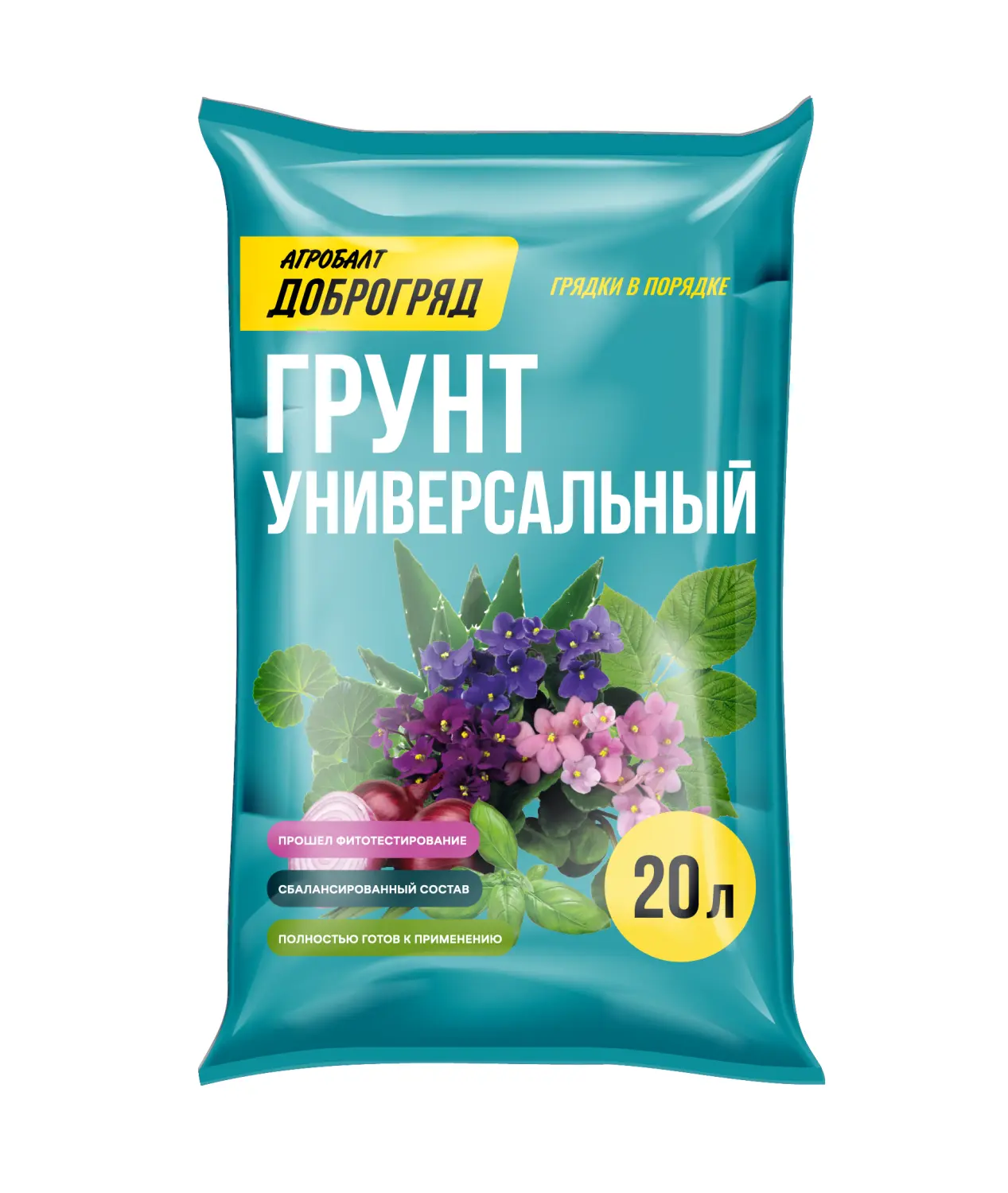 Грунт Доброгряд "Универсальный", ТМ Агробалт, мешок 20 л