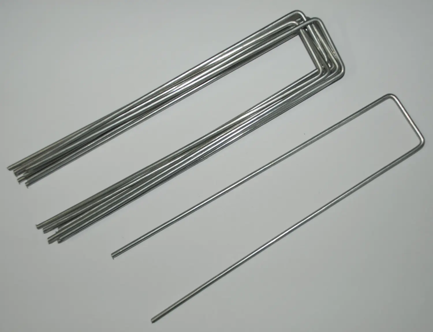 Скобы-колышки П-образные для крепления агротекстиля, сталь, 10 шт/уп