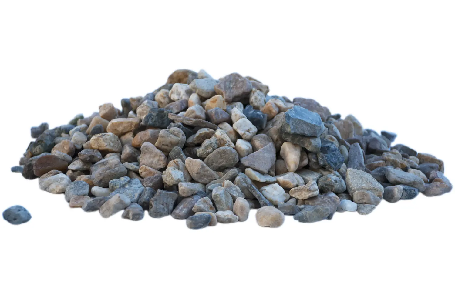 Каменная крошка "Речная галька цветная", 5-20 мм, 1000 кг, биг-бэг