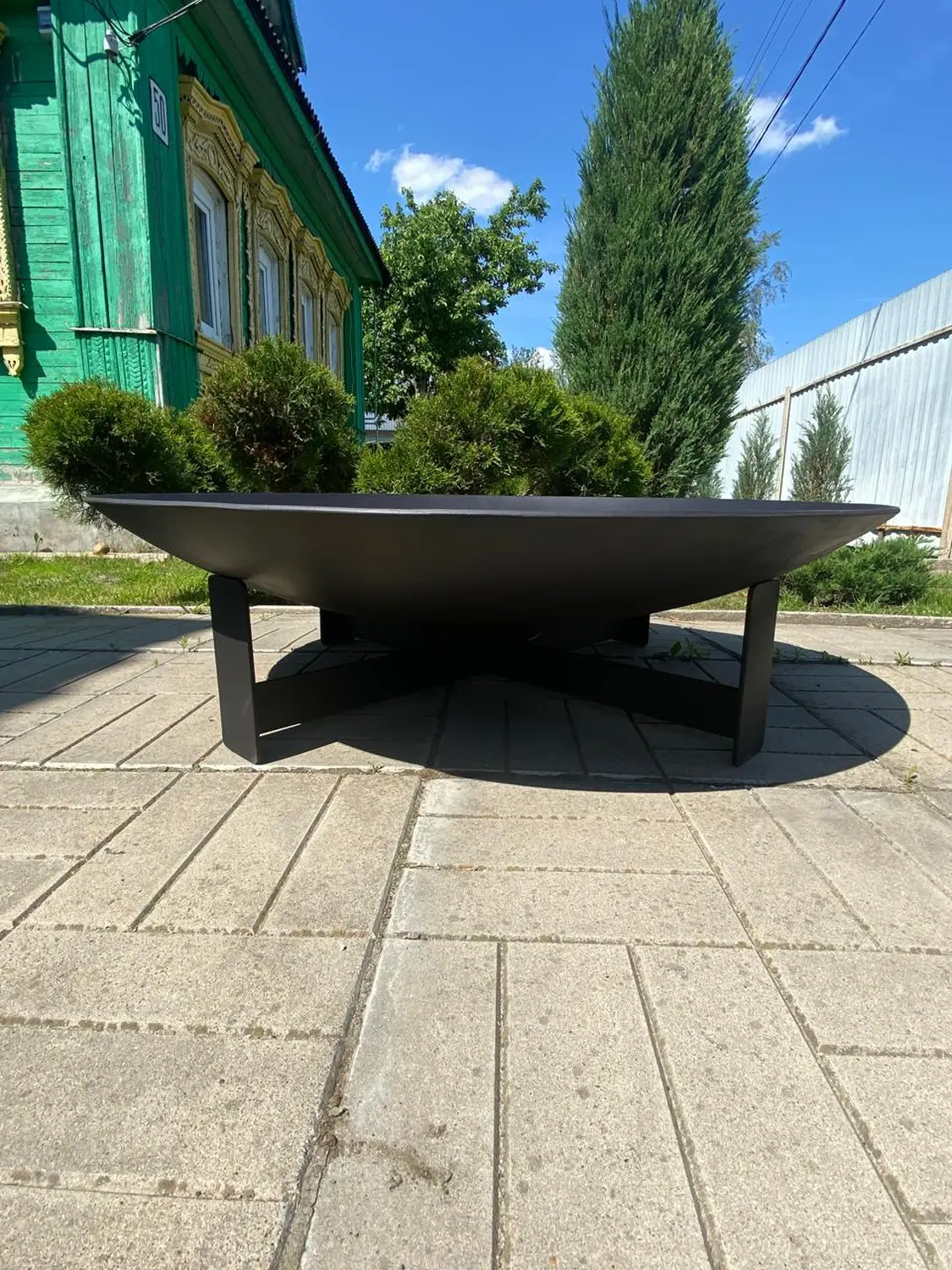 Костровая чаша «Сфера CROSS» 900 мм