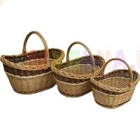 Идеальный набор корзин сплетенных из лозы
