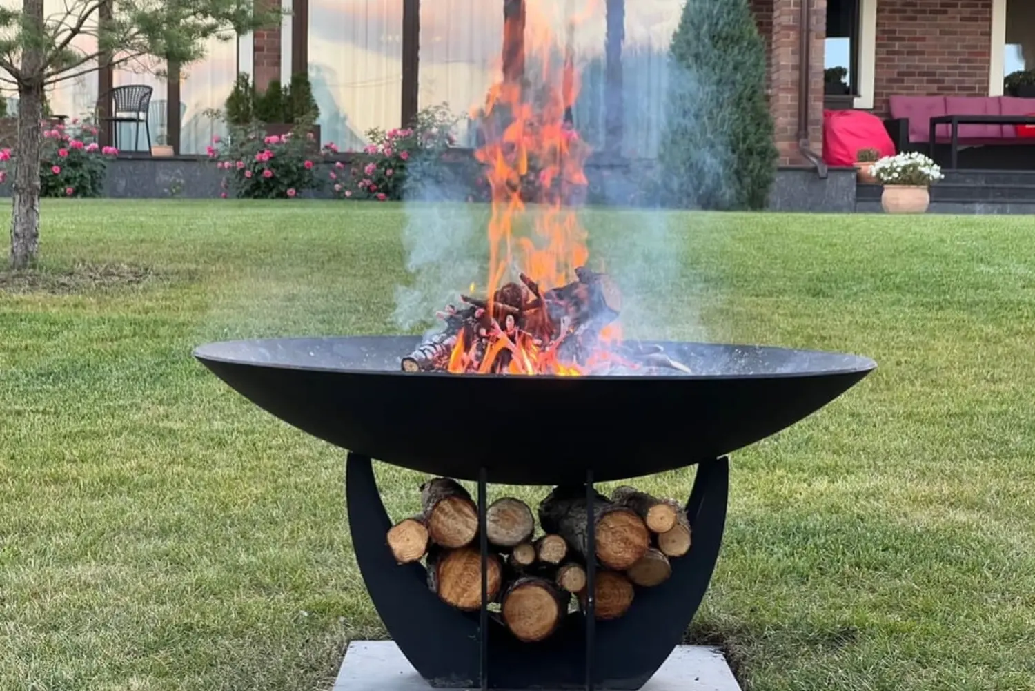 Костровая чаша «Сфера SOLID» 1200 мм