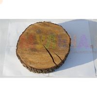 Крупные ольховые спилы для ландшафтного дизайна и садовых миниатюр