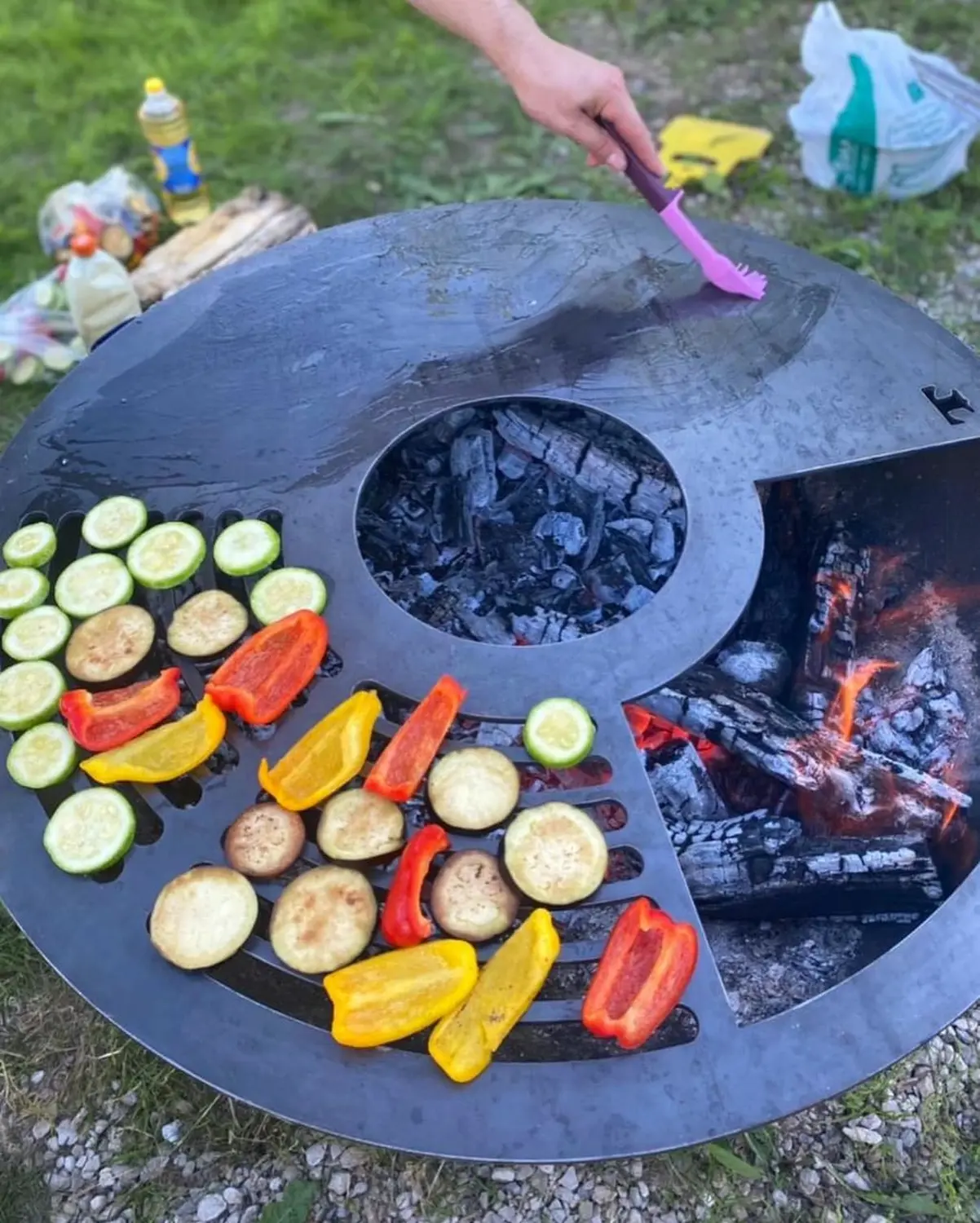 Гриль-кольцо для костровой чаши 800 мм