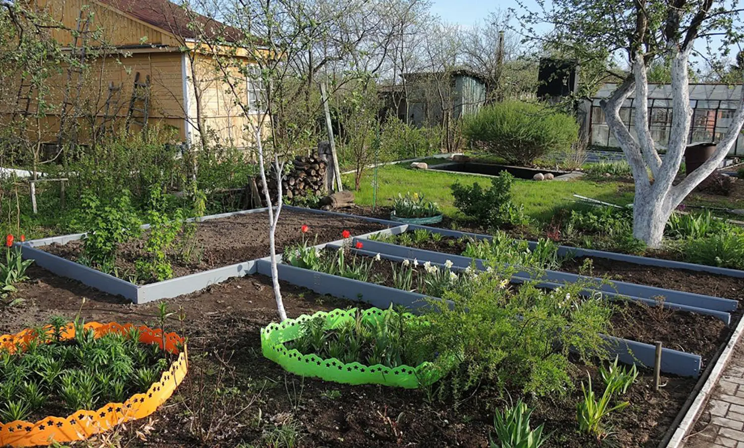 Усилитель универсальный для грядки из ПВХ (h 0,22 м, 0,9-1,0 м), серый, шт