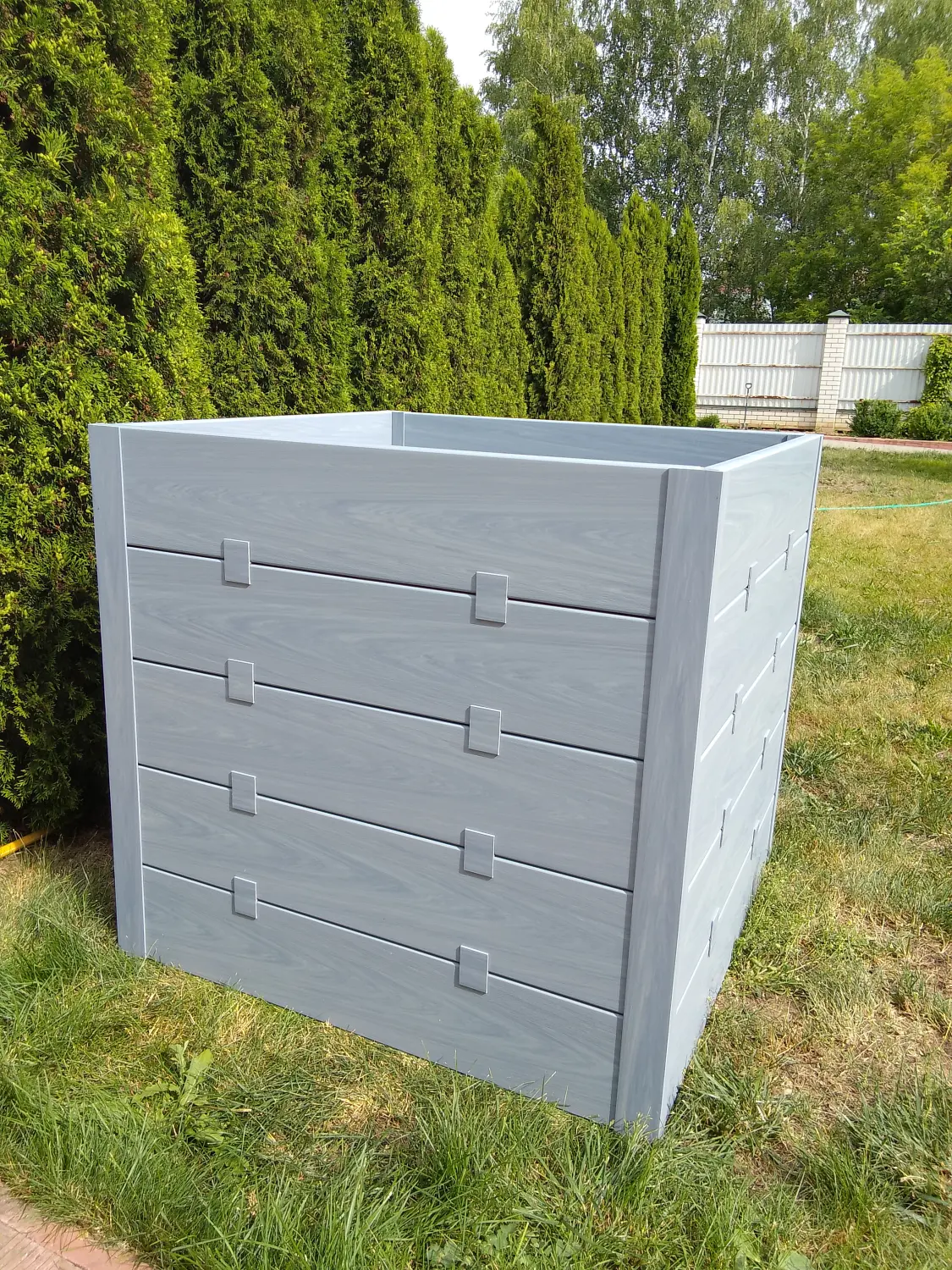 Компостер фактурный, дымчатый,  800 л, уп