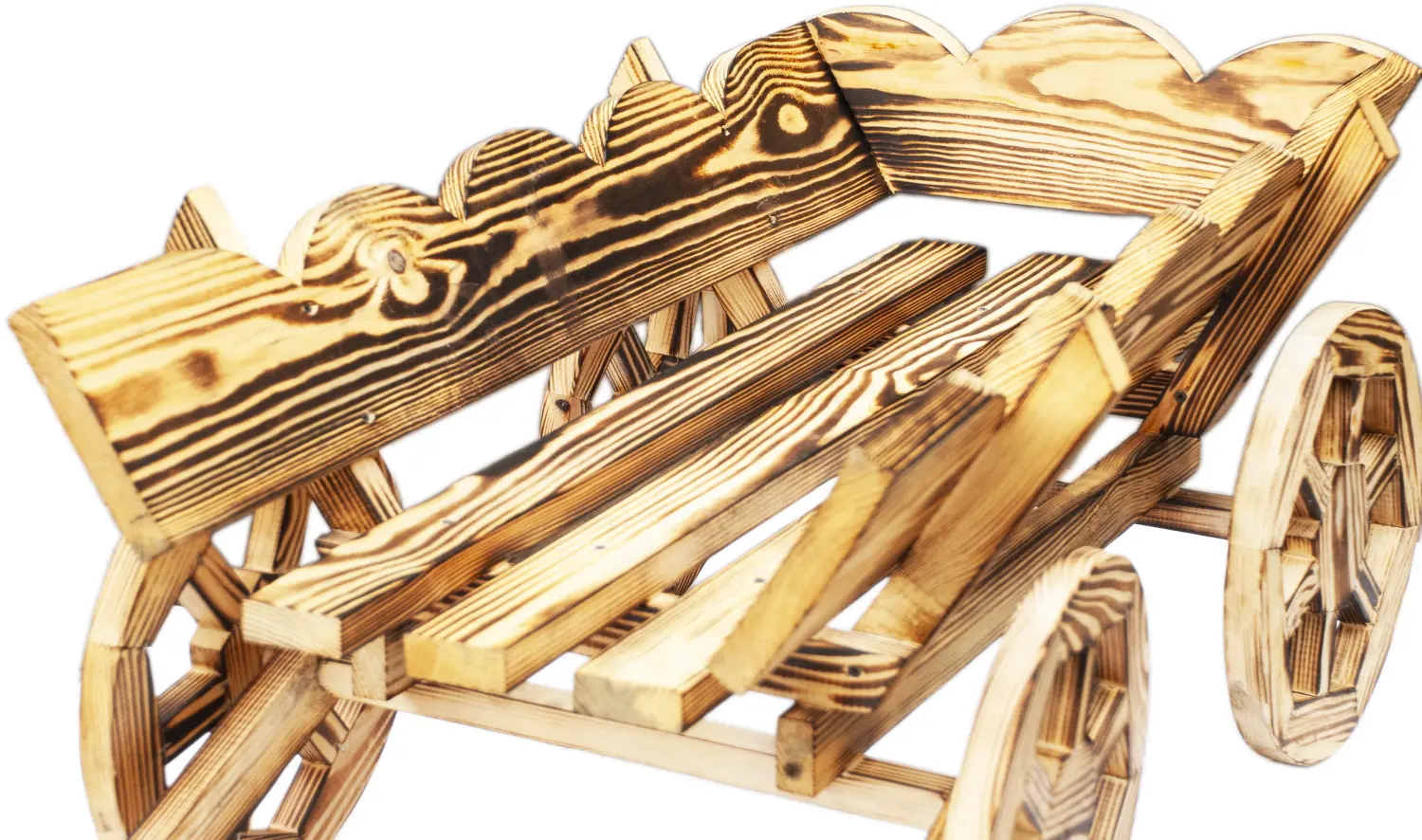 Садовая миниатюра "Тележка"