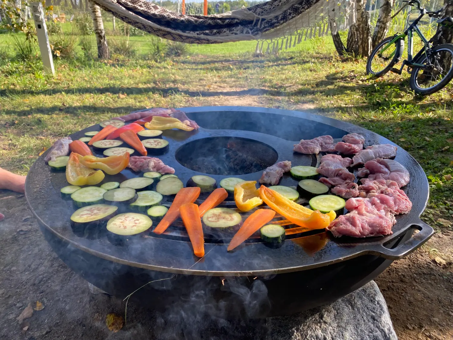 Гриль-кольцо для костровой чаши 800 мм