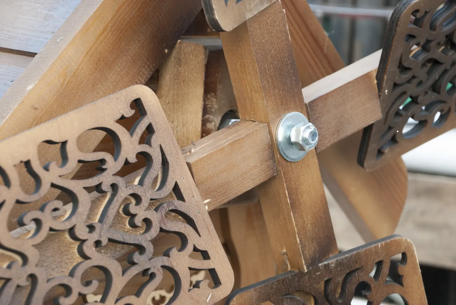 Садовая миниатюра "Мельница"