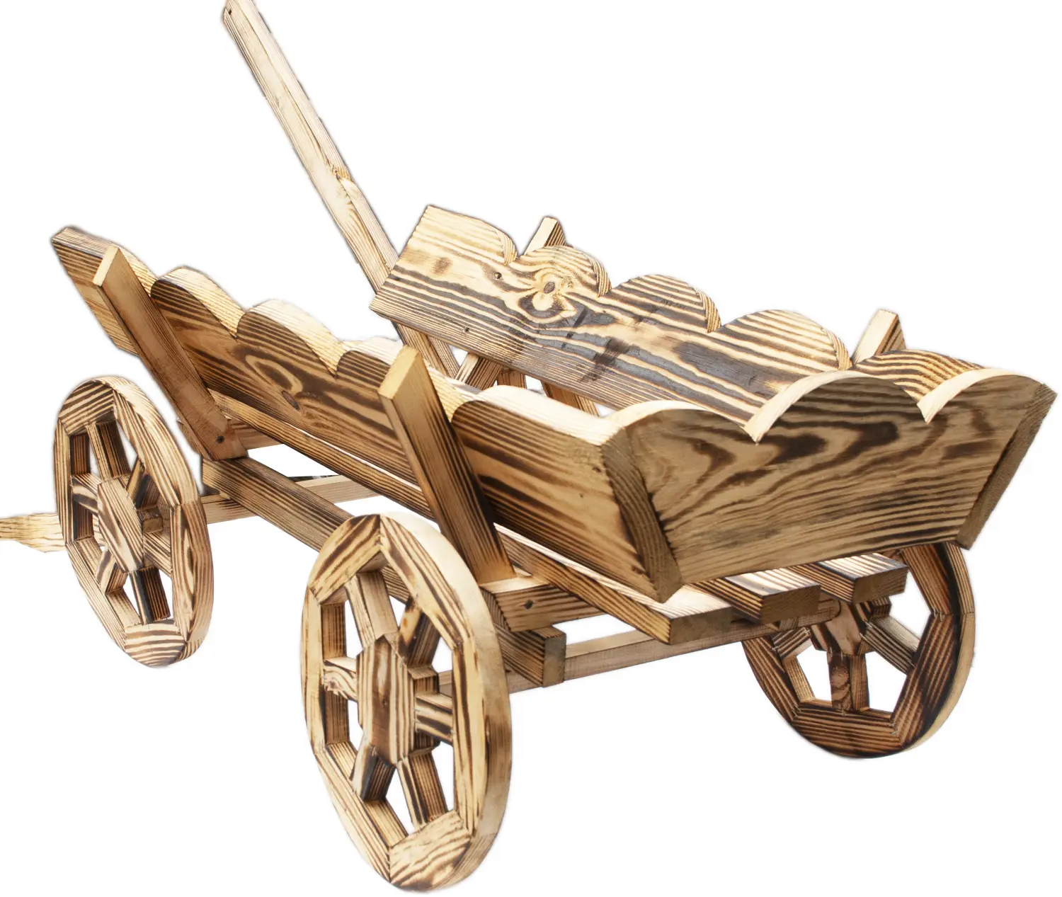 Садовая миниатюра "Тележка"