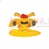 Равномерный автоматический полив обеспечит спринклерный круговой дождеватель Hozelock Plus 254 м²