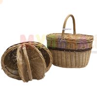 Легкая и удобная корзинка для пикника