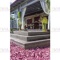 Проект Фазенды «Лаконичная терраса» при участии Мульча РФ, эфир 6 августа в 12:45 на Первом канале