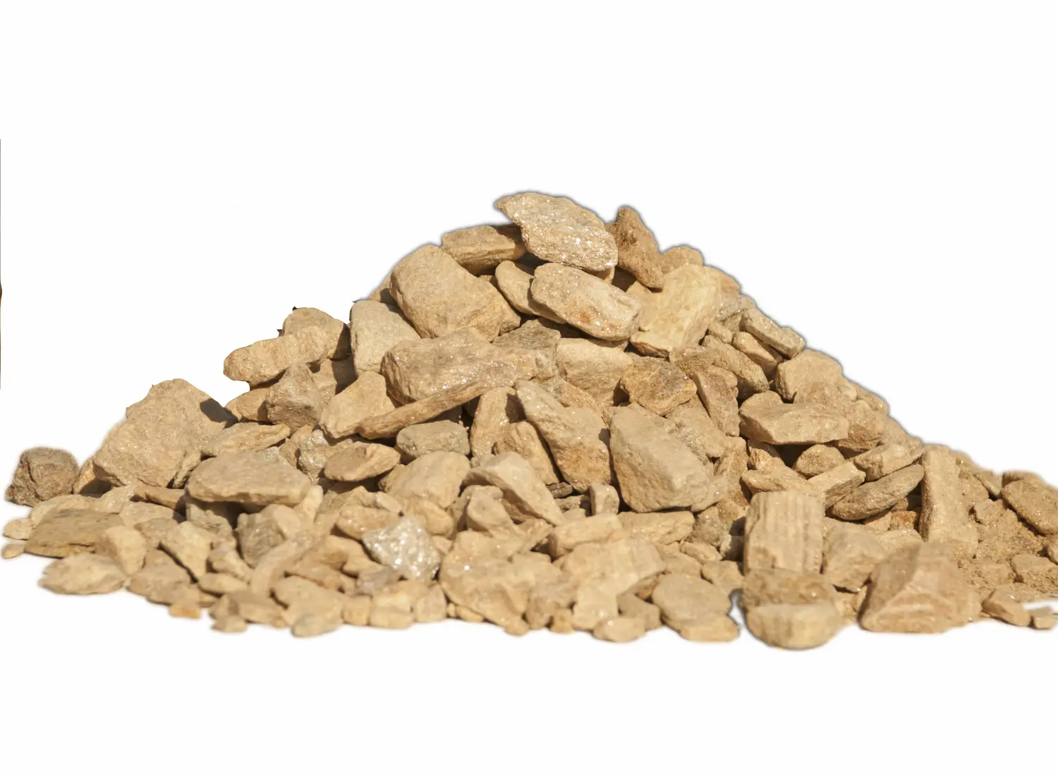 Каменная крошка Златолит желтый, 5-20 мм, 10 кг