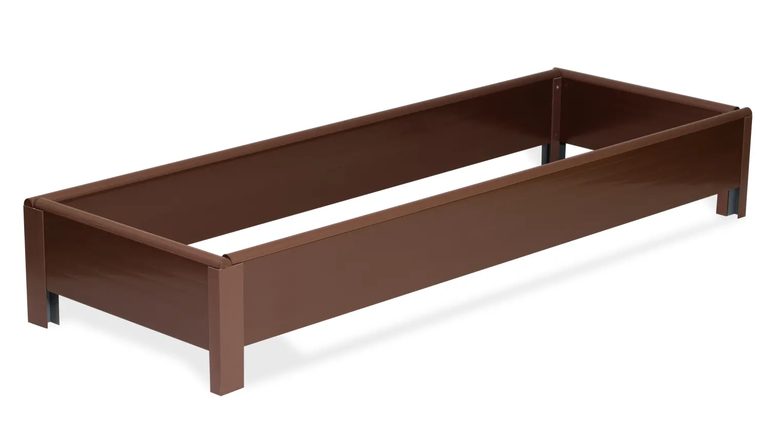 Грядка из ПВХ, коричневая, 0,22 * 2,0 * 0,7 м, уп