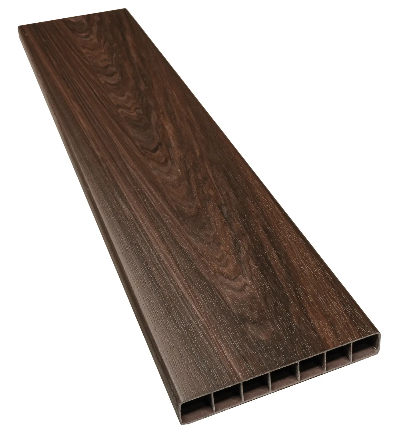 Грядка фактурная из ПВХ, венге, 2,0 х 0,7 х 0,2 м, уп