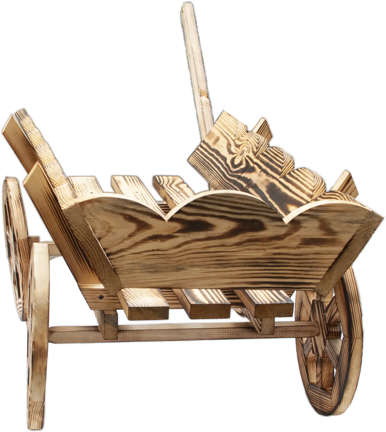 Садовая миниатюра "Тележка"