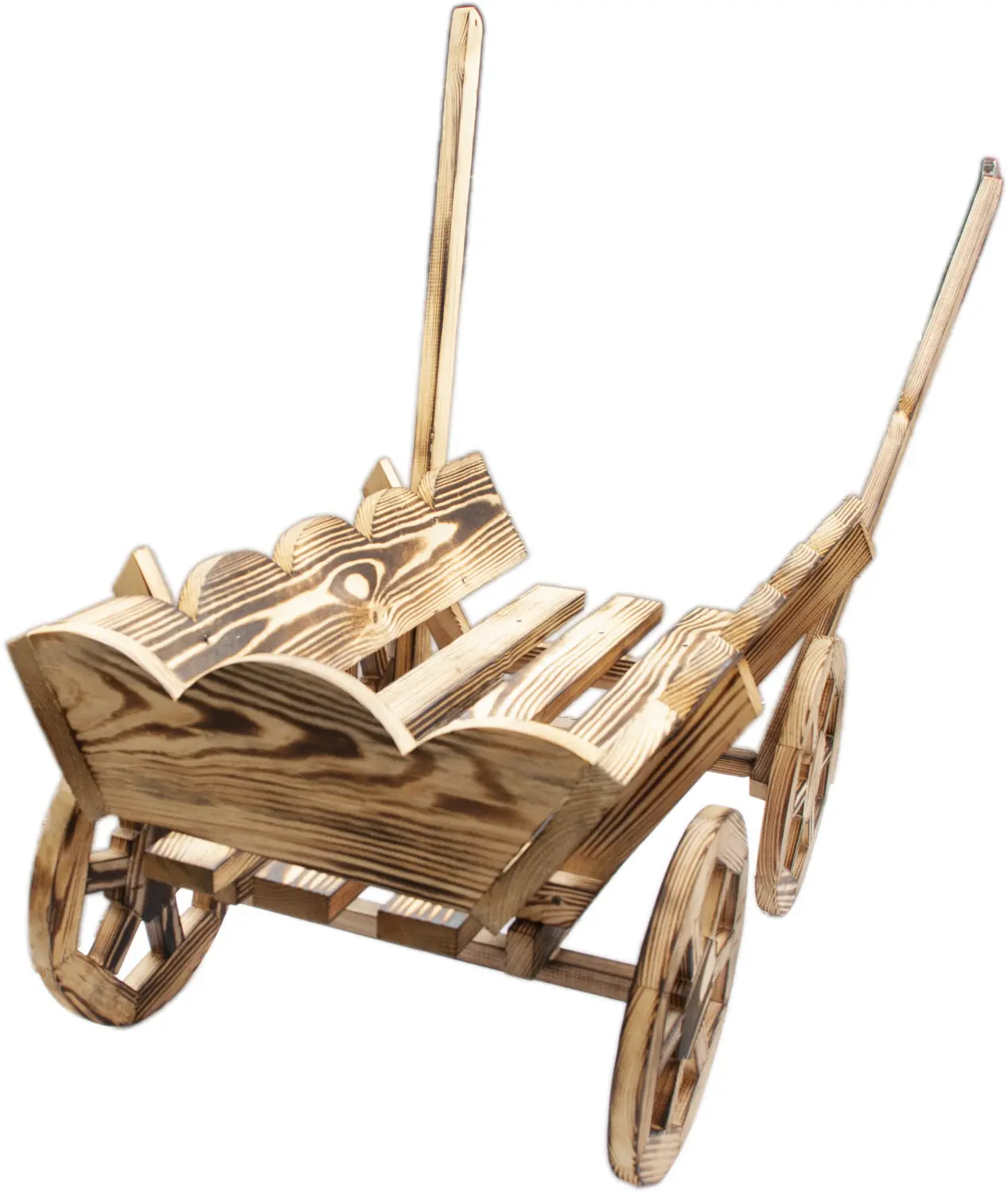 Садовая миниатюра "Тележка"