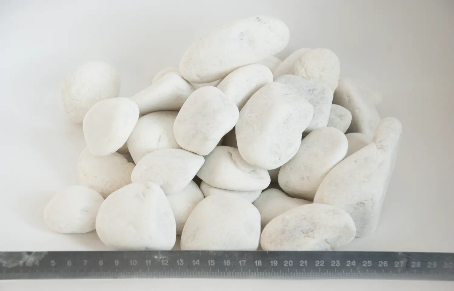 Мрамор белый Галтованный,  40-70 мм, 1000 кг, биг-бэг