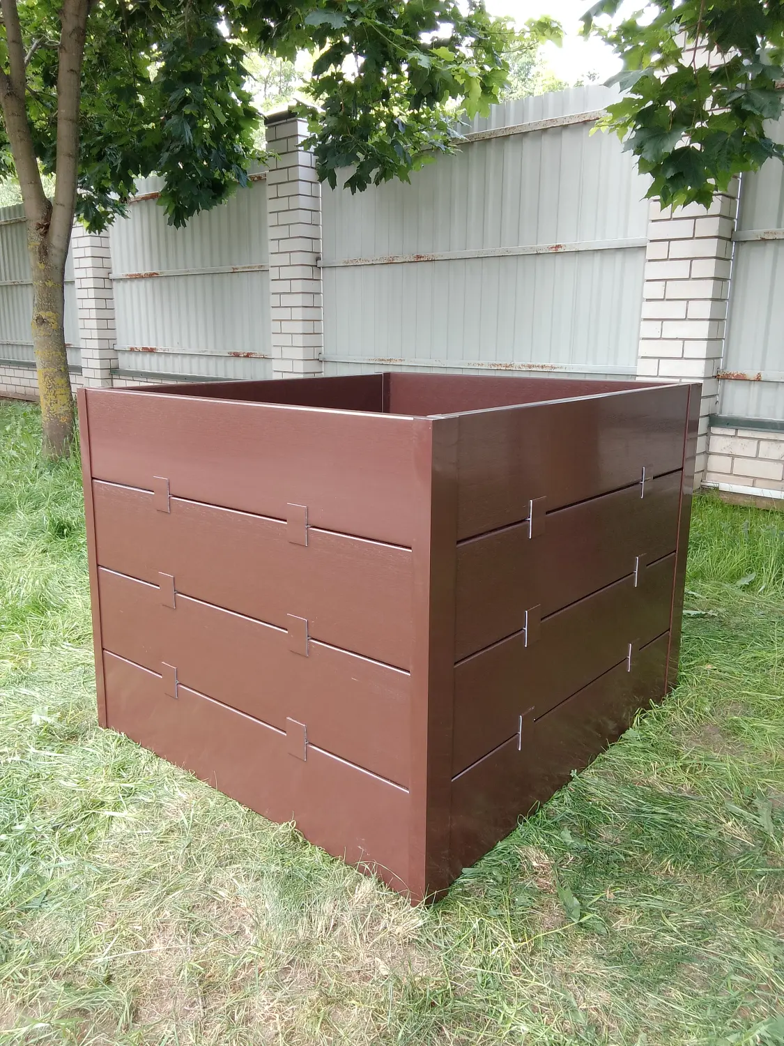 Компостер фактурный, коричневый, 1600 л, уп