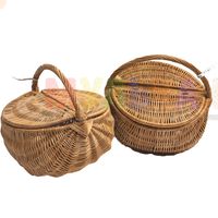 Корзина с откидными крышками Орех