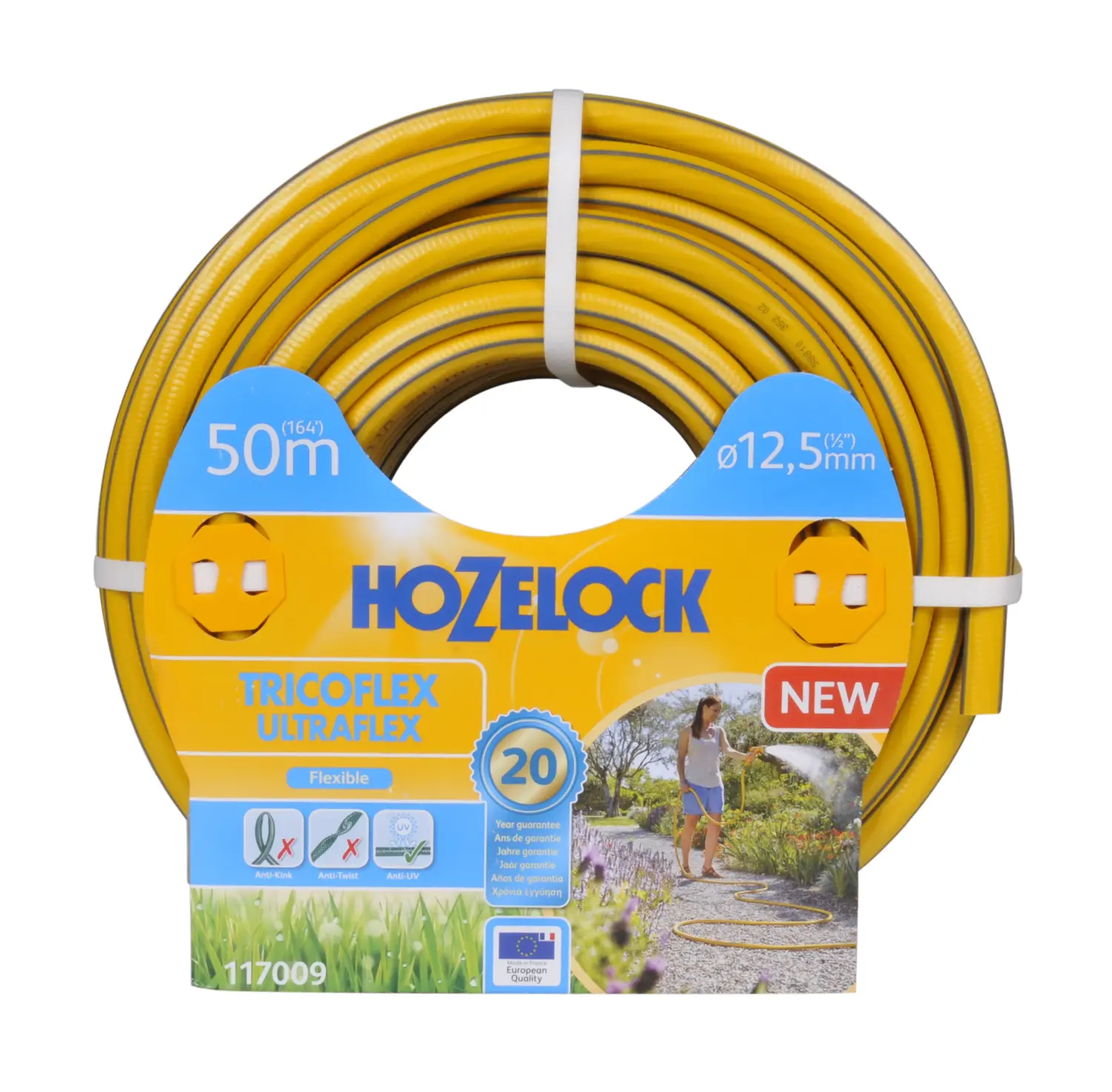 Hozelock 117009 Шланг TRICOFLEX ULTRAFLEX(5 слоев) 12,5 мм*50 м, шт