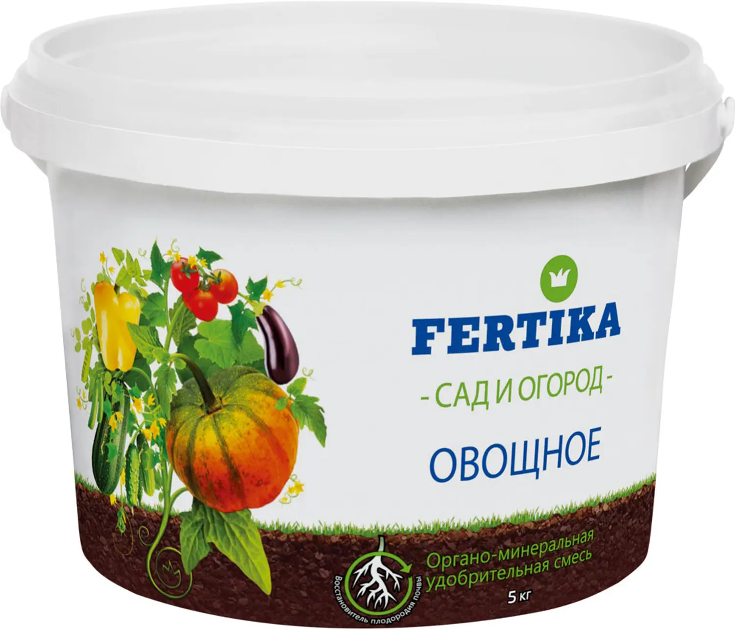 Фертика ОМУ овощное (NPK 10:5:8 + микроэлементы), 5 кг 