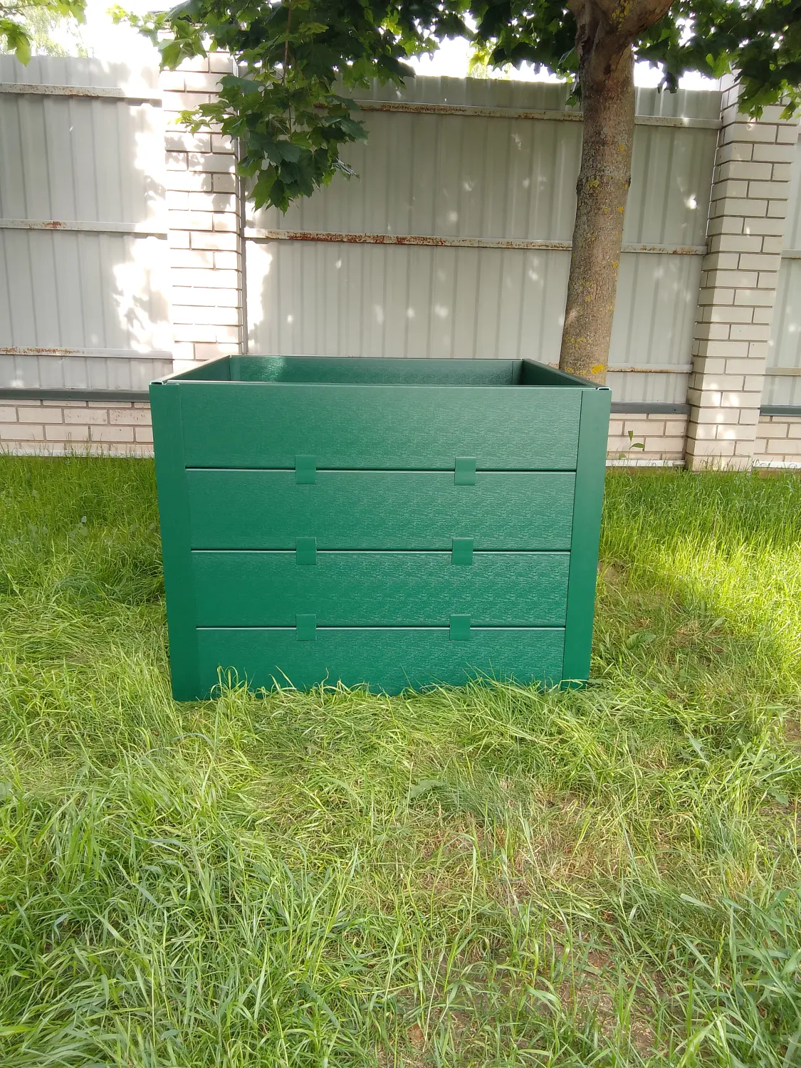 Компостер фактурный, зеленый, 1600 л, уп