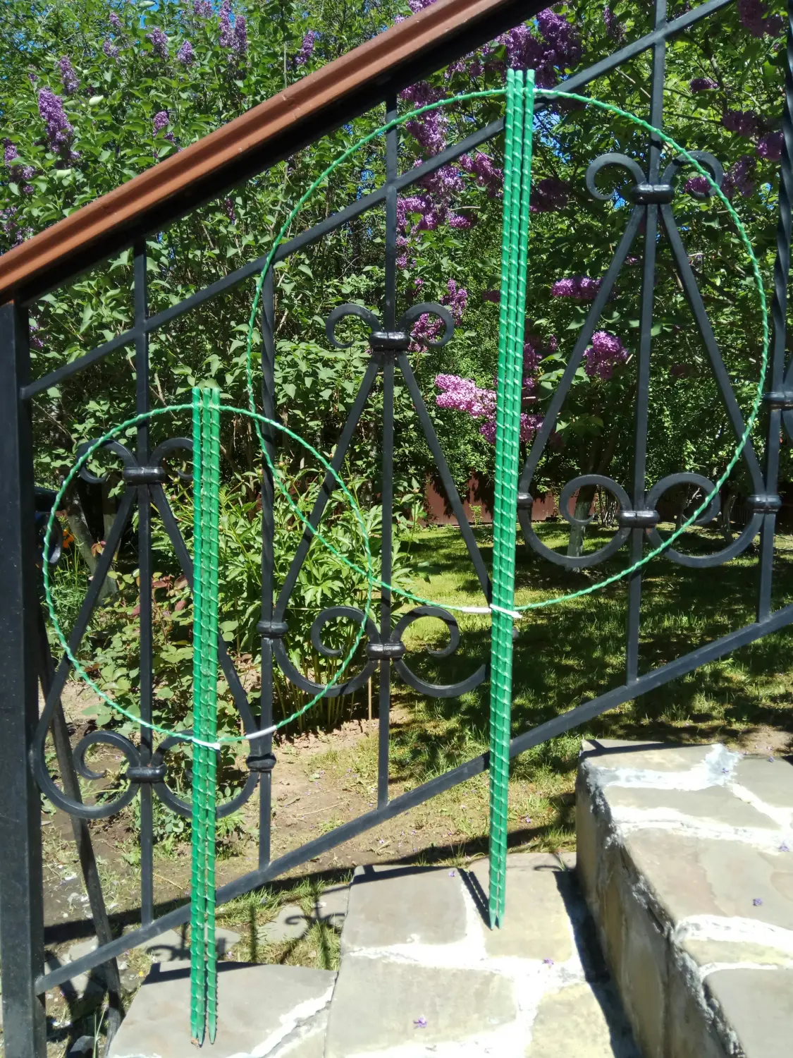 Опора для цветов (круглая), композитная,  h 50 * Ø 25 см, шт