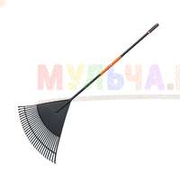 Очистить сад от скошенной травы и листьев помогут грабли Plantic