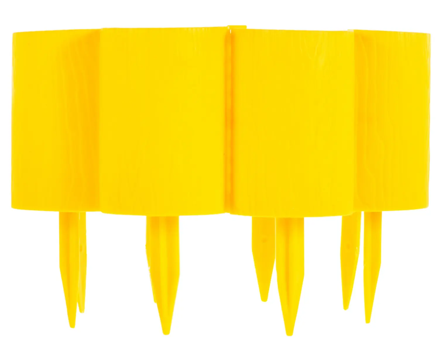 Бордюр декоративный Пеньки, желто-зеленый, (16 модулей в комплекте), 0,15 x 1,6 м, уп