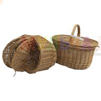 Плетеная корзина Хозяйственная для дачи и пикника