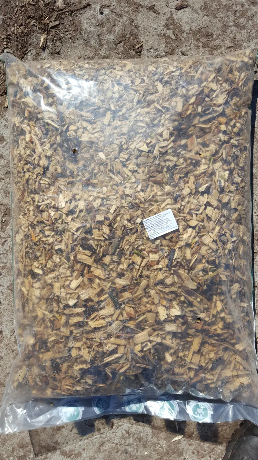 Щепа натуральная, лиственных пород, 60 л 