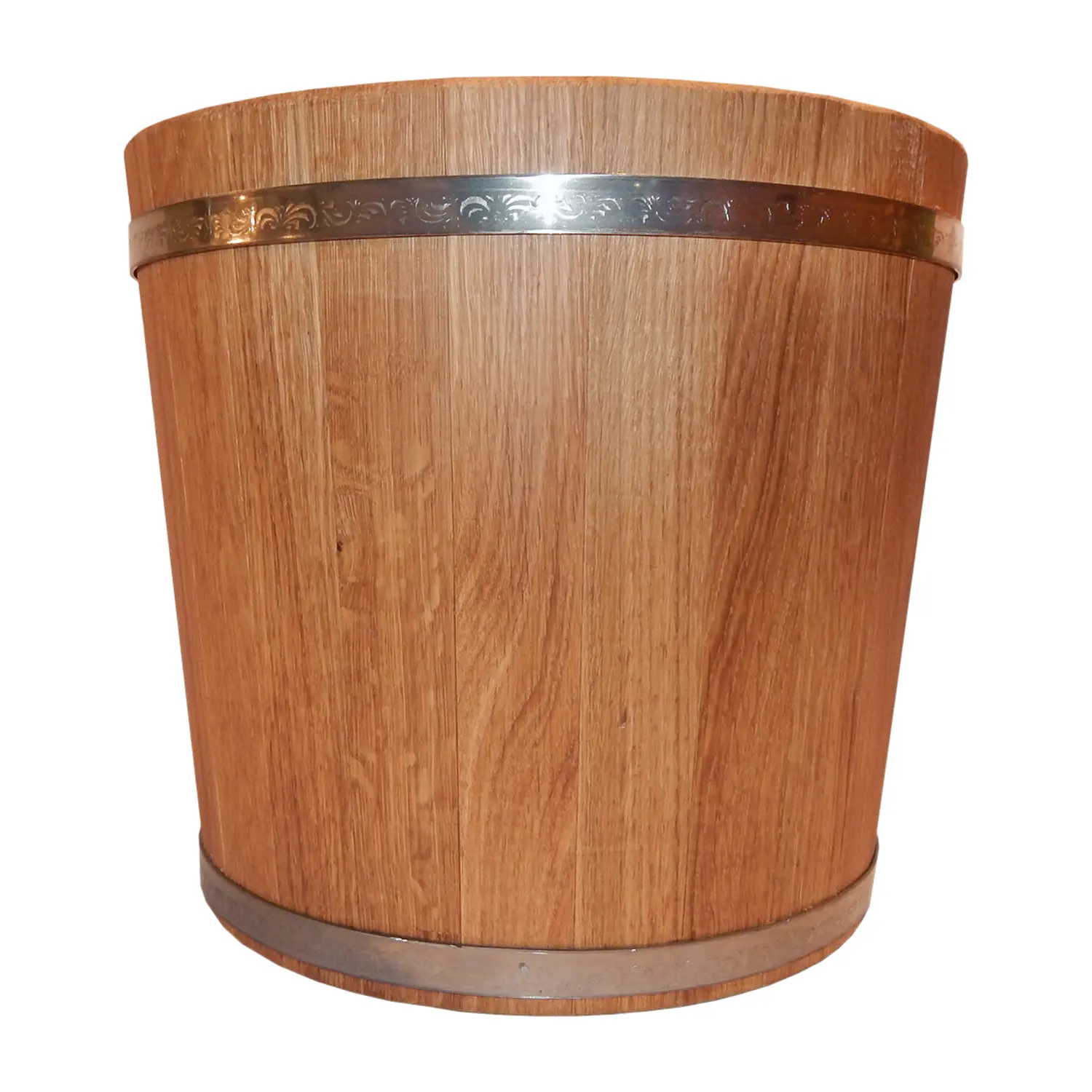 Кашпо круглое из дуба (h40, Ø45 см), 41 л 