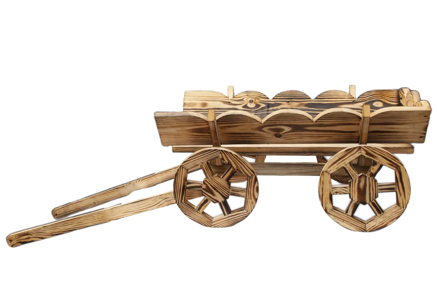 Садовая миниатюра "Тележка"