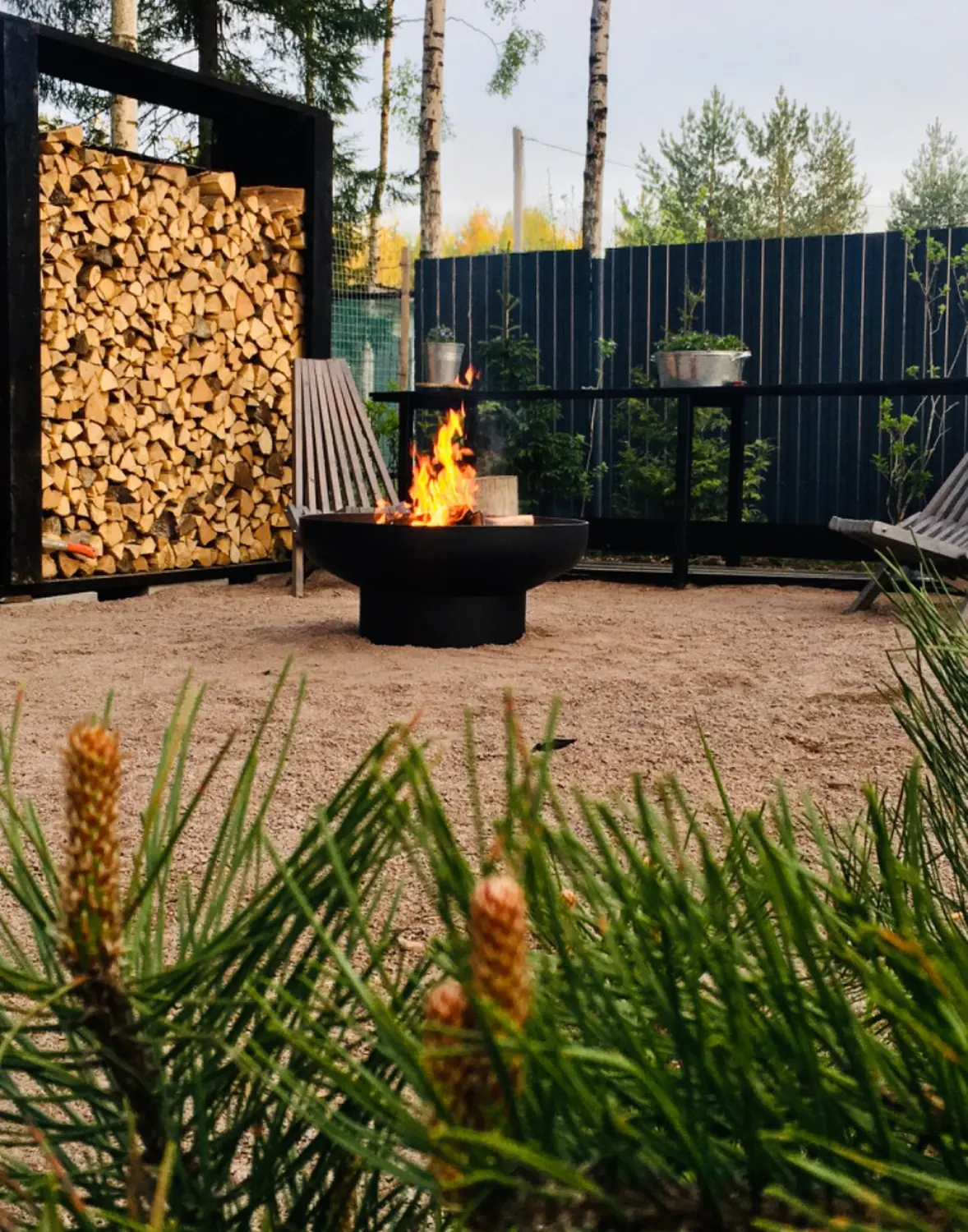 Костровая чаша «Глубокая ROUND» 900 мм