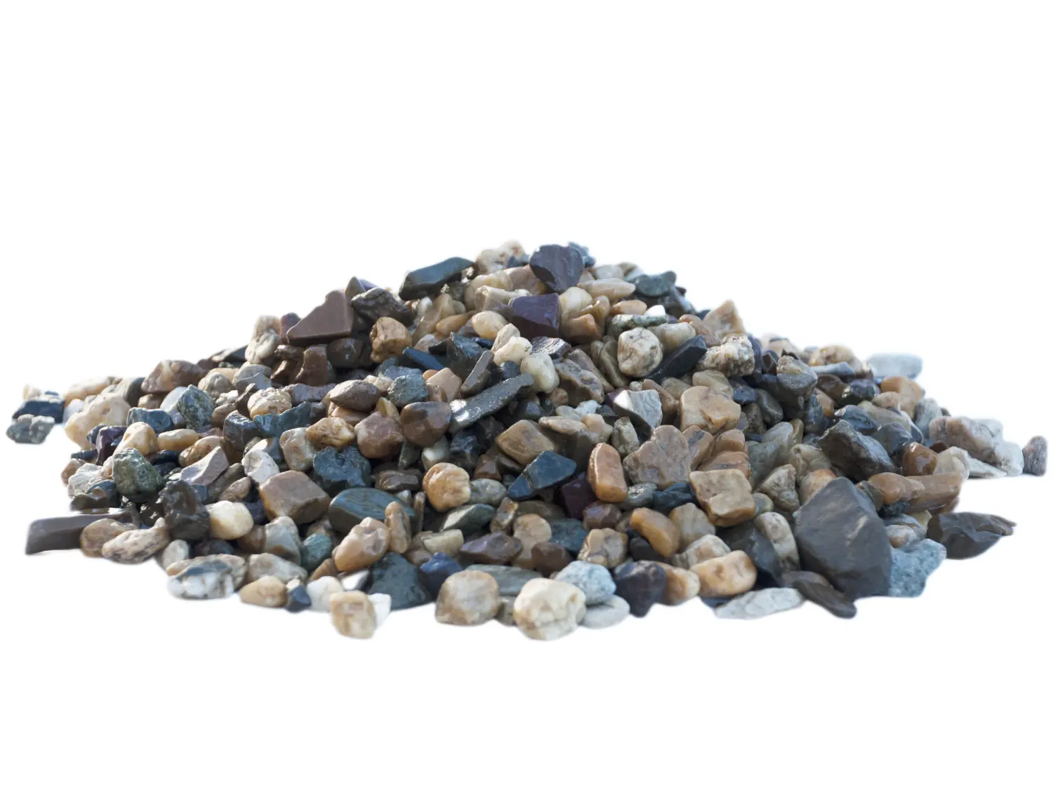 Каменная крошка "Речная галька цветная", 5-20 мм, 1000 кг, биг-бэг