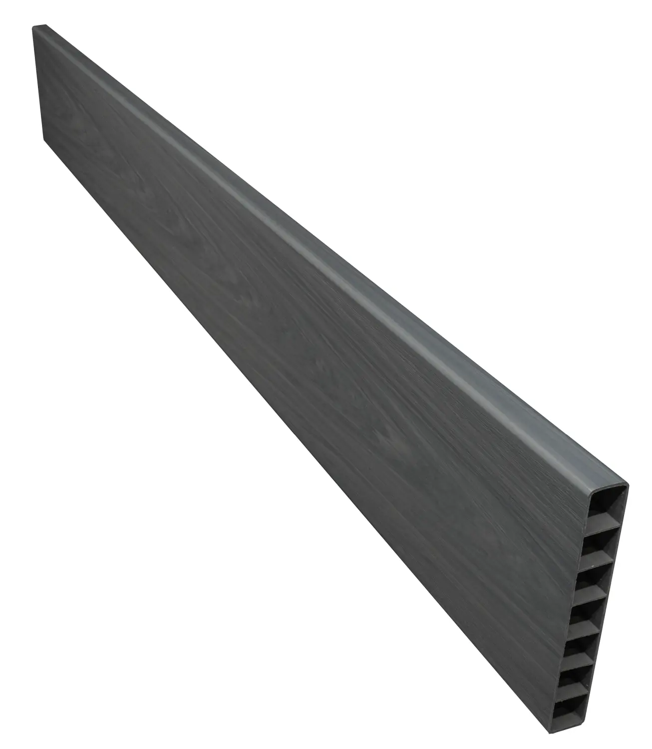 Грядка фактурная из ПВХ, графит, 2,0 х 0,9 х 0,2 м, уп